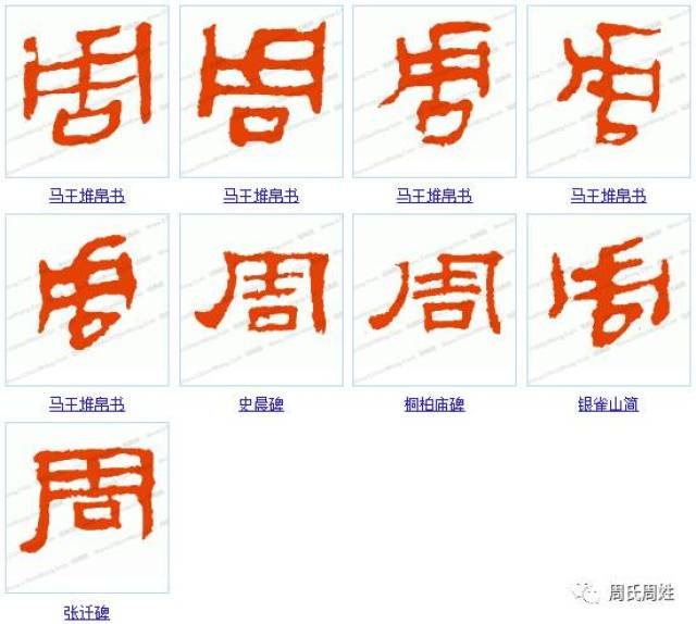 你写的"周"字属于第几种呢?