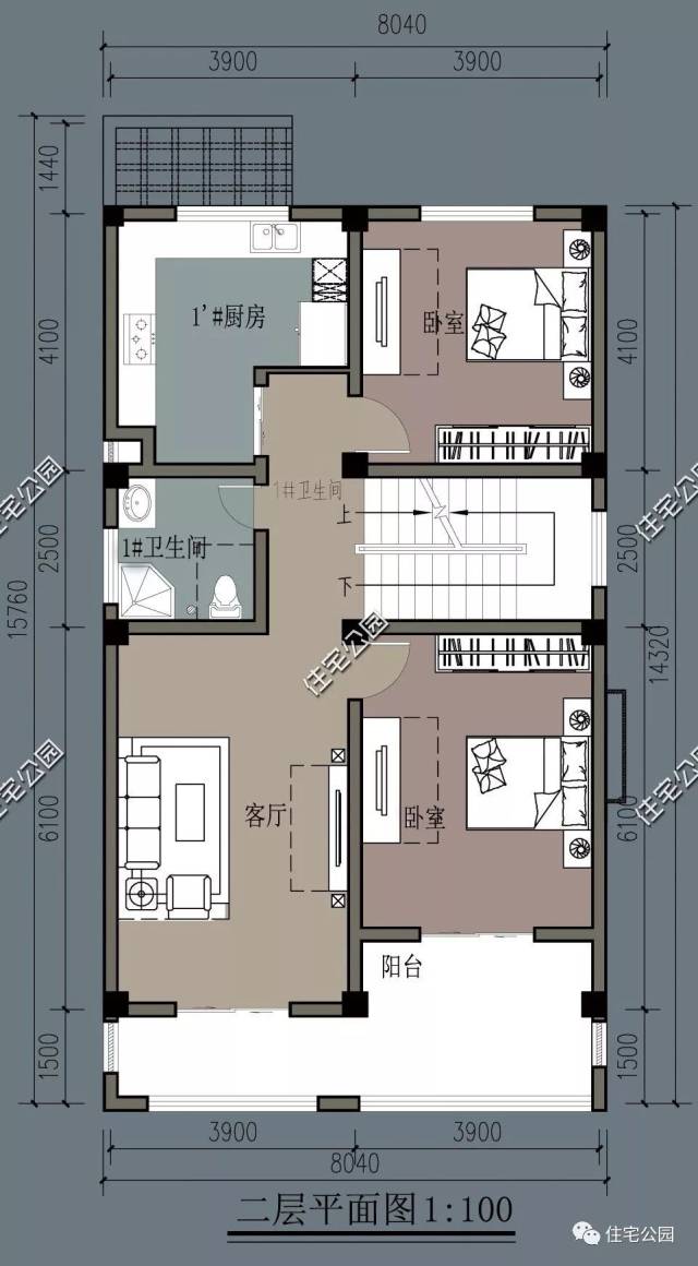 场景化设计,8×15米小面宽临街别墅,一层带商铺时尚且实用