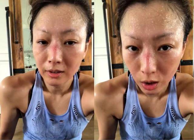 郑秀文为健身汗如雨下,身材窈窕惹人羡,气质貌比少女风韵十足!