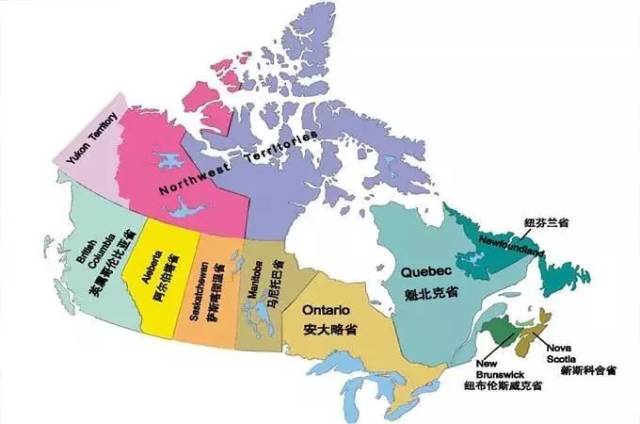 加拿大人口分布图