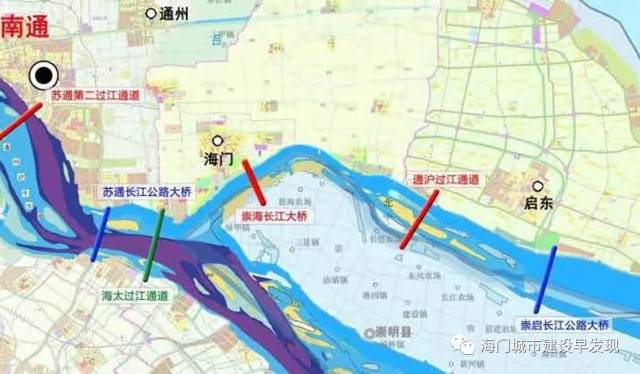 北沿江高铁过江选在哪?崇海,海太通道何时建?看省"立体交通规划"