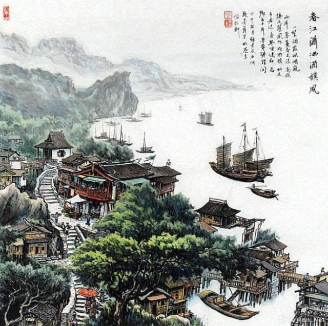 南乡旧梦——张孝友写意山水画欣赏