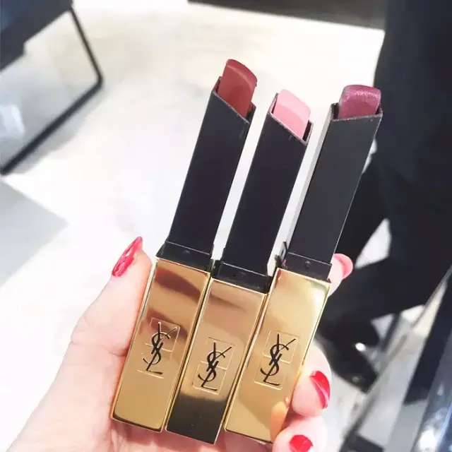 ysl 2018最新秋冬细方管唇膏热门色号!全新小金条!