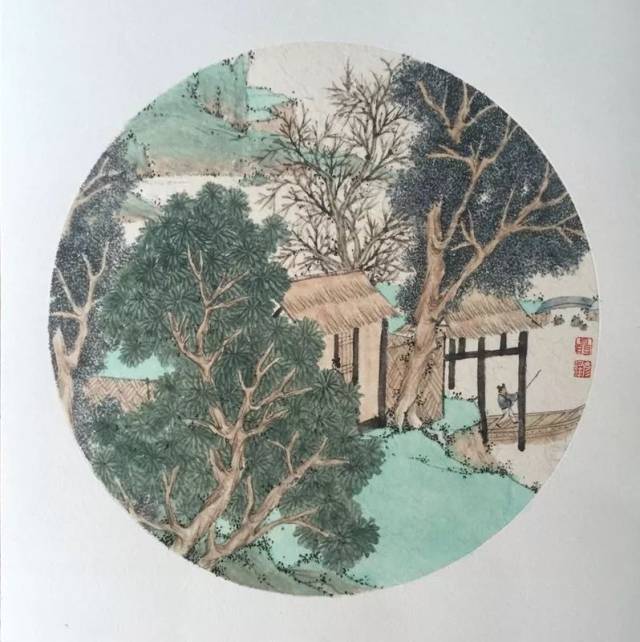 艺术风采丨《松泉心舍—聂彦锋博士青绿山水作品展》亮相淄博柳泉美术