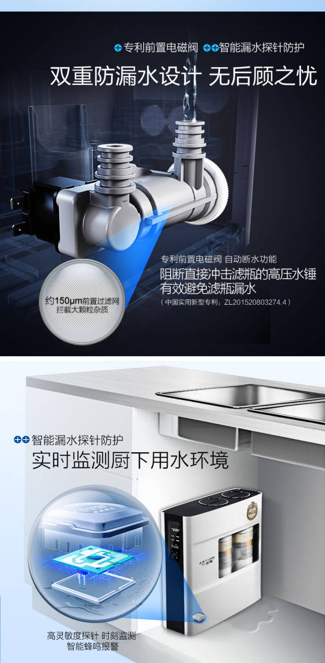 史密斯 r300xa3 节水型反渗透净水器