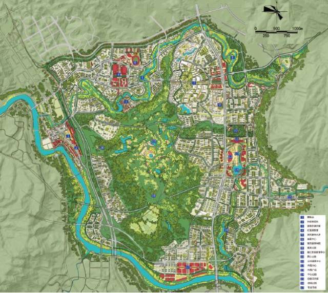 【深圳实践】重庆綦江区东部新城城市设计