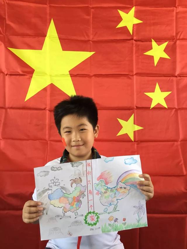以"美丽中国"为主题,以地图为载体,孩子们又会如何表达自己对祖国的