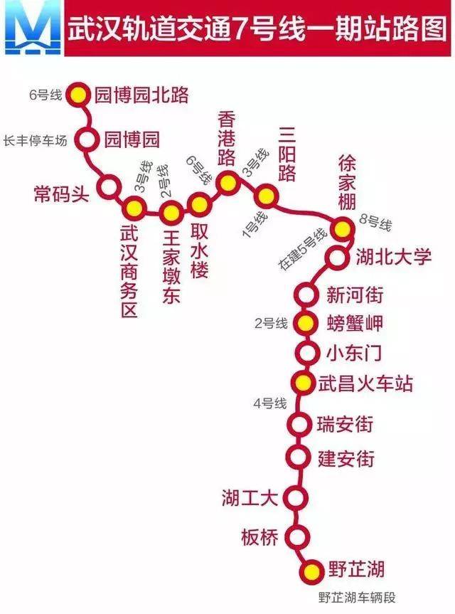 定了,纵贯武昌的武汉地铁7号线10月1日开通!