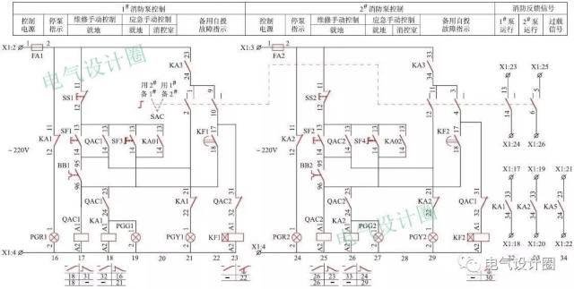 电工电气:消防水泵控制电路图的常见问题及解决办法