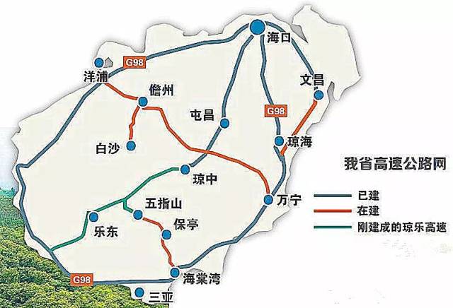 海南高速路线图