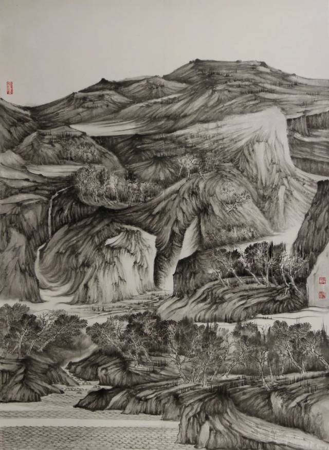 任振山 《云壑清音》 74×103cm