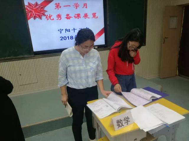 [教学前沿]宁阳十二中举行优秀业务展评活动