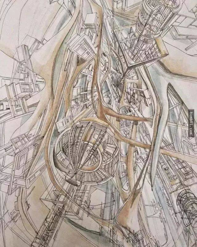 这才是手绘大师,什么3d/cad/ps,全都弱爆了