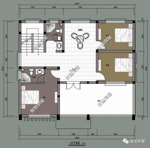 当下农村建房,我只推荐这6套二层精致户型,城里人看到