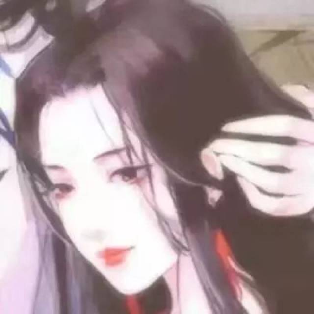 古风情侣头像:桃之夭夭,灼灼其华