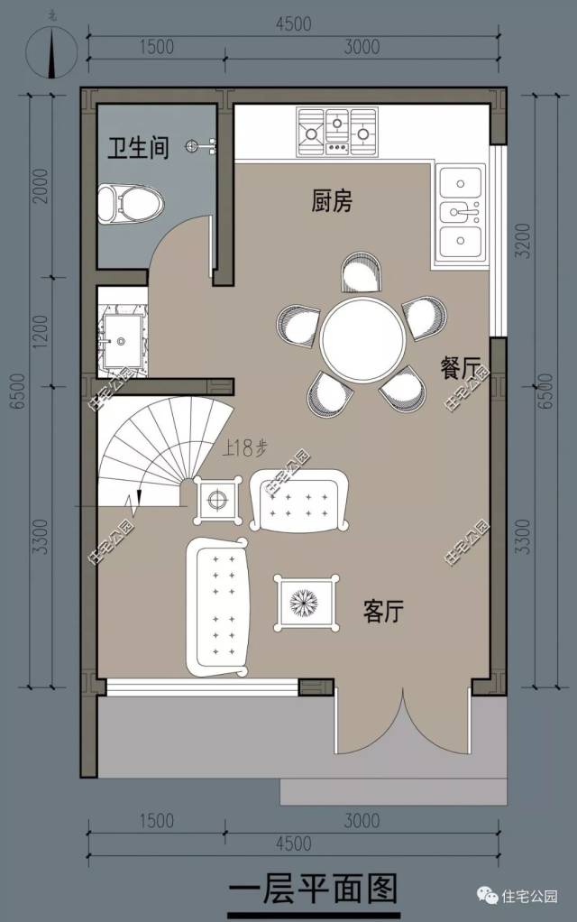 6米小面宽自建房,612米农村房屋户型图,5米面宽自建房效果图(第8页)_大山谷图库