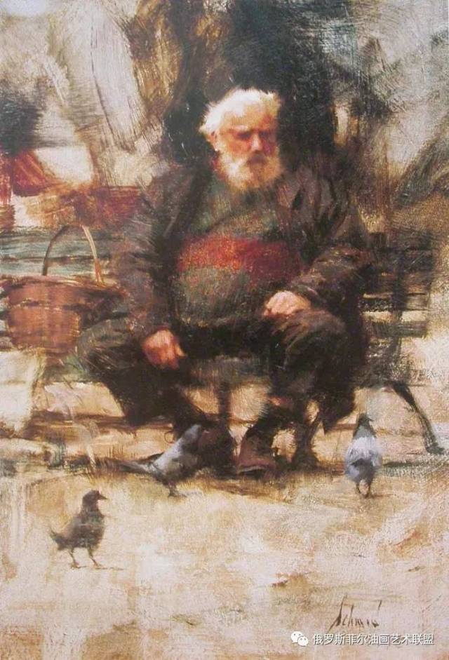 美国画家理查德·斯基米德人物头像油画作品赏析