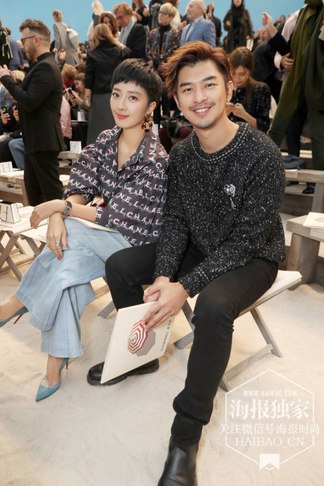 桂纶镁,陈柏霖现身2019春夏巴黎时装周香奈儿 (chanel) 秀场