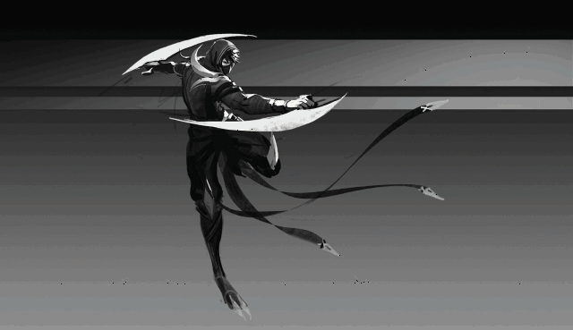 欧美魔幻风游戏人物原画欣赏,带步骤gif