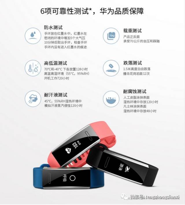 品牌华为(huawei)型号ers-b19传播名华为运动手环 规格 匹配系统