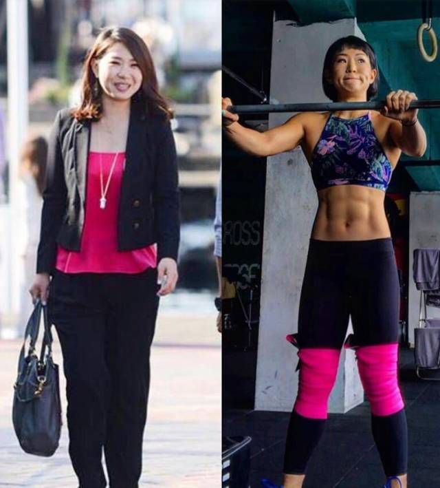 韩国健身美女,练出六块腹肌,与好友比引体向上一次做10个!