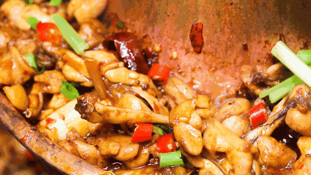 干 锅 鸡 美食 网 做法 640_360 gif 动态图 动图