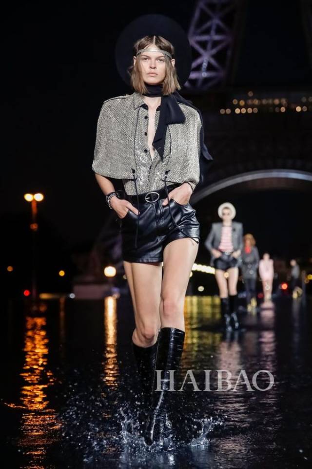圣罗兰2021春夏女装,巴宝莉2021秋冬时装秀 圣罗兰 (saint laurent) 2019春夏女装秀,海报网带你回顾巴黎时装周