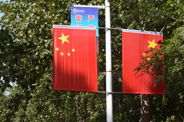 组图:国旗在敬业集团迎风飘扬!_手机搜狐网