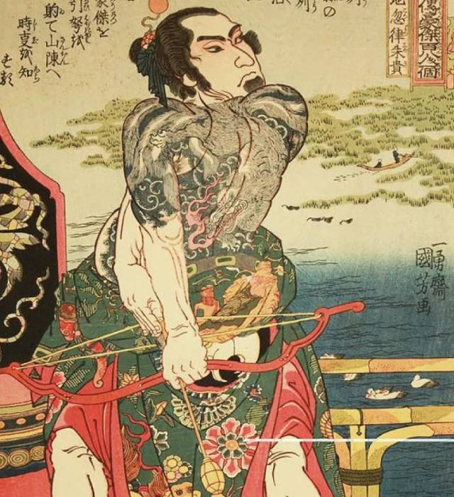 无论是三国志还是水浒传,相比较而言,日本浮世绘造型更生猛遒劲.