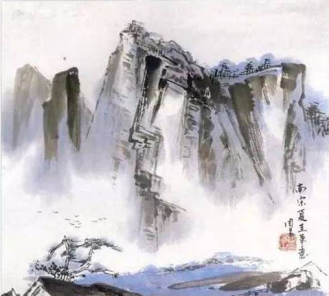 【国画山水】山水画云,烟,雾,霭画法