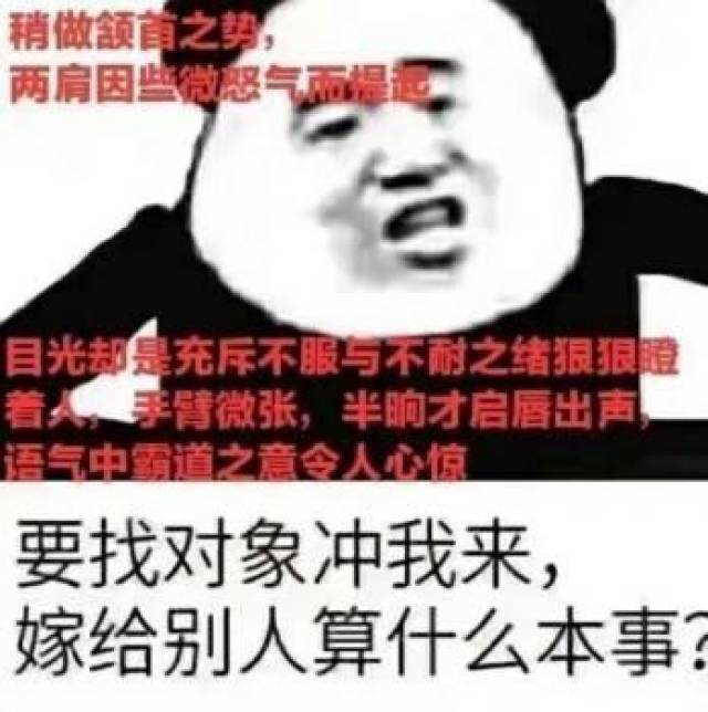 熊猫头斗图表情包18张:成熟的人不将情绪写在脸上,他们都有自己的表情