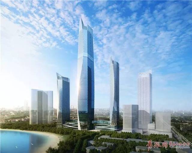 青岛国信·海天中心项目效果图.图片来自青报网