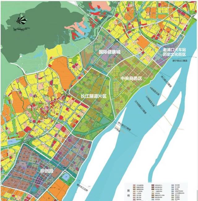 南京江北新区cbd规划图