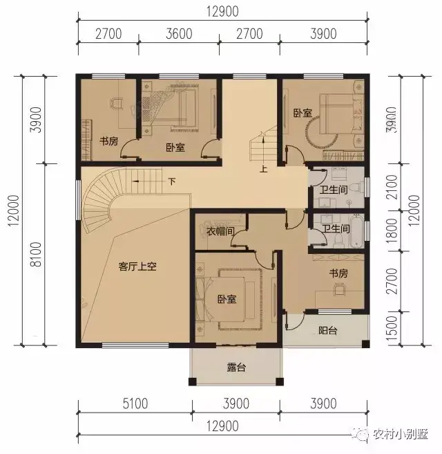 9款三层复式挑空客厅自建别墅,千万人喜欢的实用户型