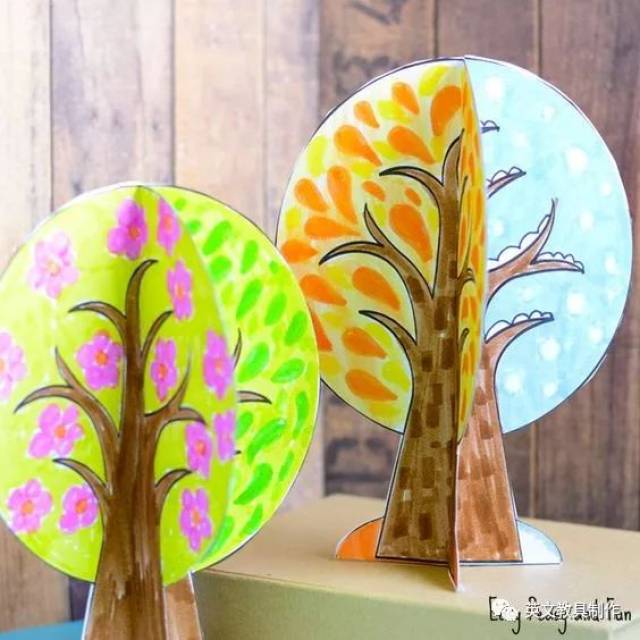 教具制作 | four season tree craft 四季树手工