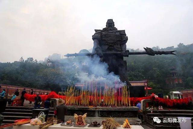 多图 带你走进张飞庙祭祀祈福现场!