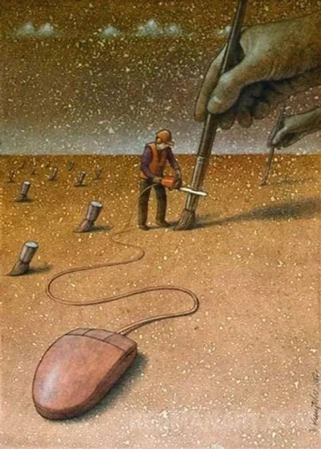 深刻讽刺漫画2:pawel kuczynskiの超现实主义