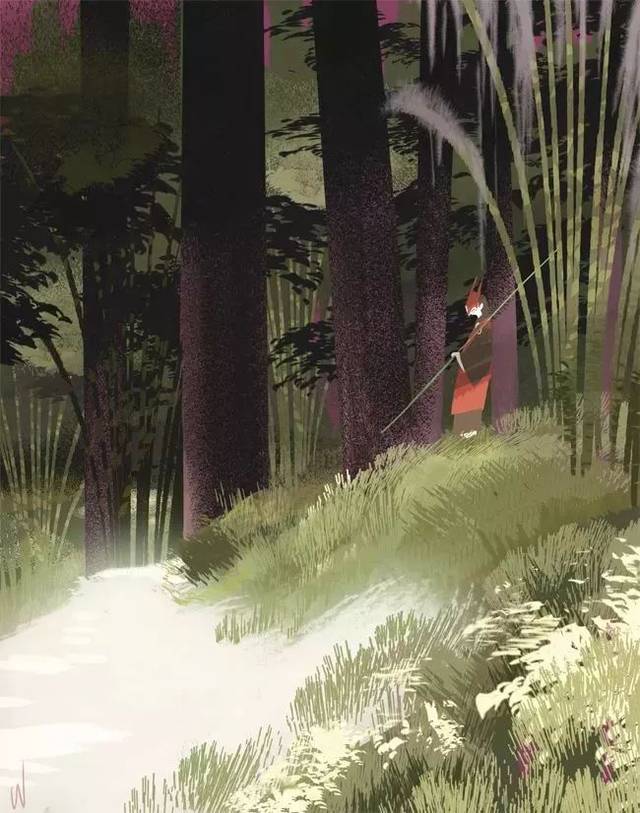 极具东方韵味,澳大利亚插画师carolyn gan用唯美色彩构图打造意蕴插画