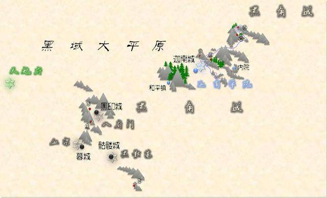 斗破苍穹:网友制作详细斗破地图,美杜莎特别篇地图不容错过