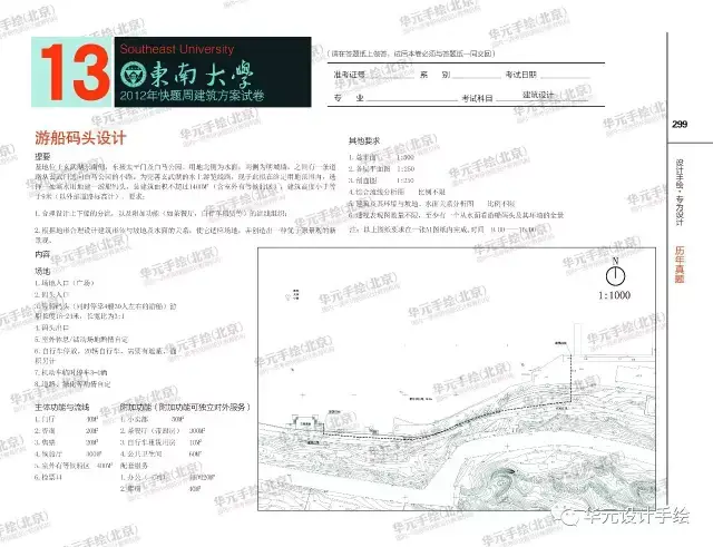 公开课 | 清华中心建筑快题——游船码头设计