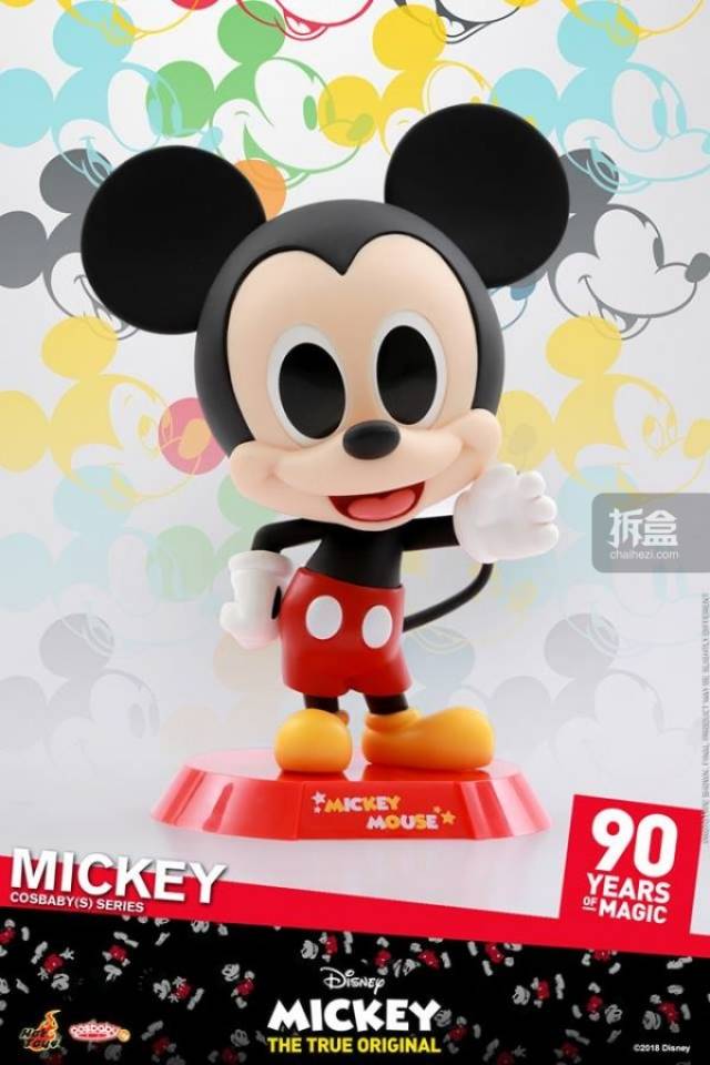 hottoys 米奇90周年 mickey米老鼠 cosbaby q版公仔