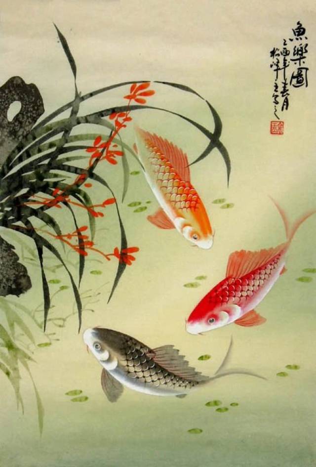 [转] 欣赏一组国画花鸟鱼虫