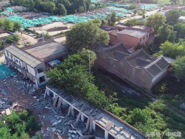 蒲城平路庙乡:航拍孤独的关帝庙