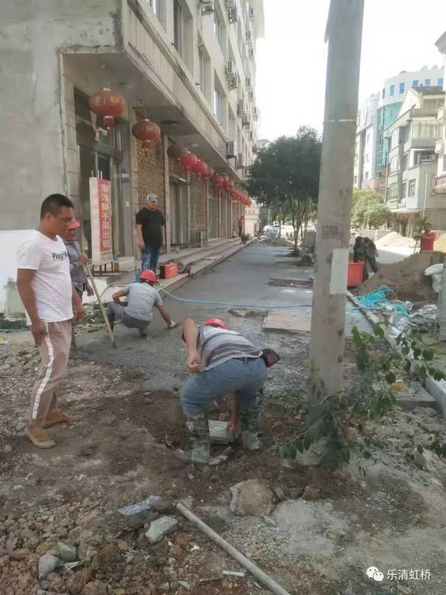 乐清虹桥:十一黄金周,环境整治黄金周!