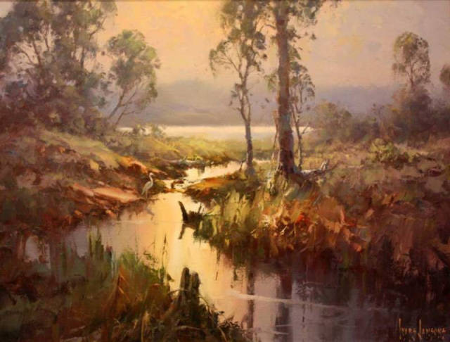 澳大利亚画家依尔斯·琼斯风景油画作品赏析