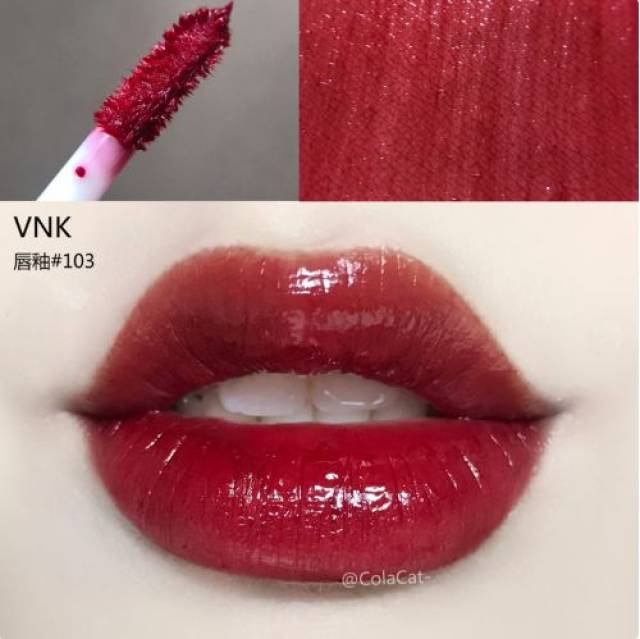 vnk的浮光锦色唇釉,打啵都不会沾到男朋友脸上的唇釉!