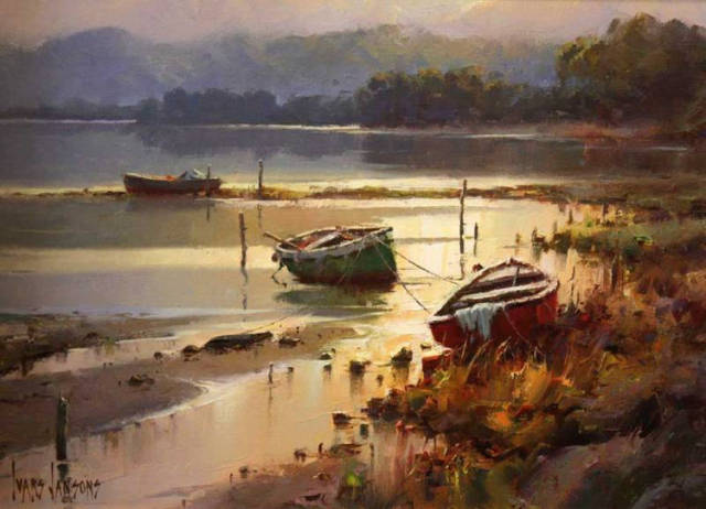 澳大利亚画家依尔斯·琼斯风景油画作品赏析