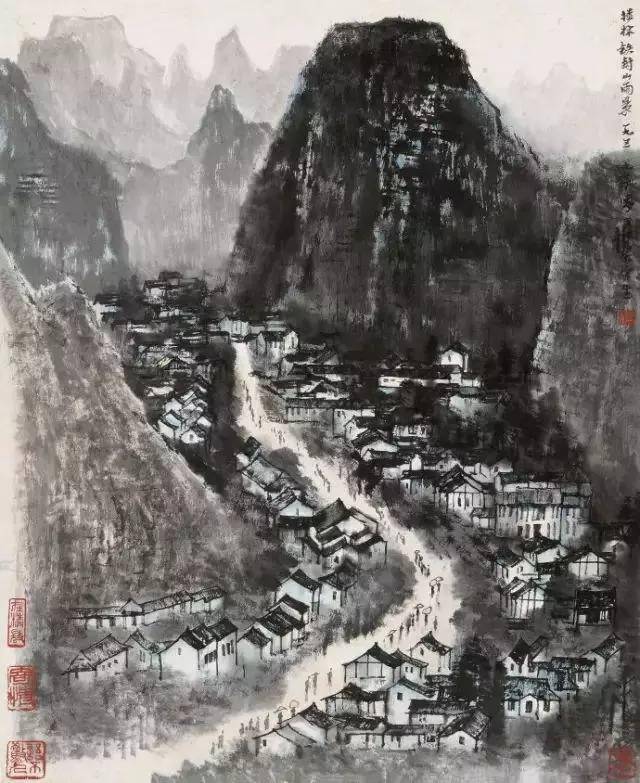 李可染山水画代表作品