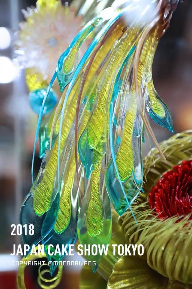 海量美图:从细节看日本蛋糕展(2)工艺拉糖妙趣横生