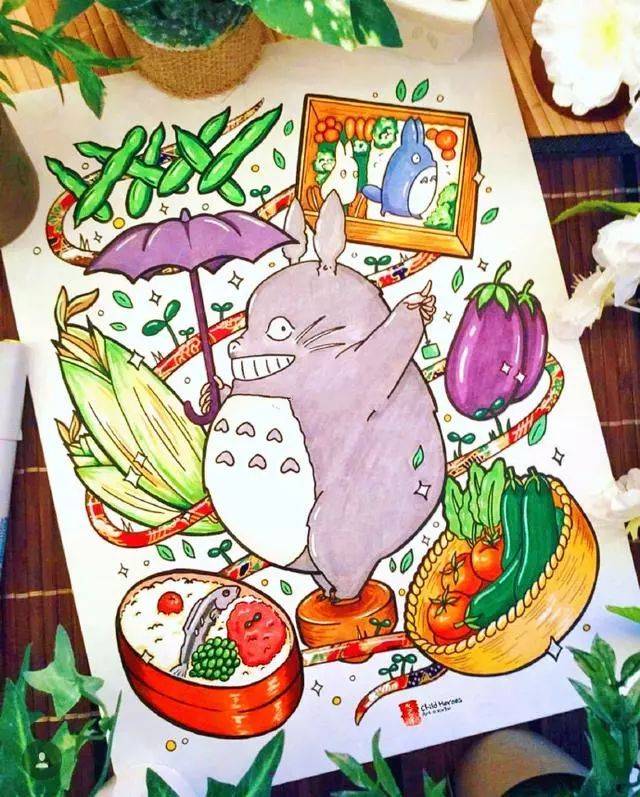 很萌的动物水彩画,用画笔画出来的小动物超可爱,女孩子最喜欢